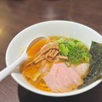 背脂醤油らぁ麺/鶏(カタカナトメジ)