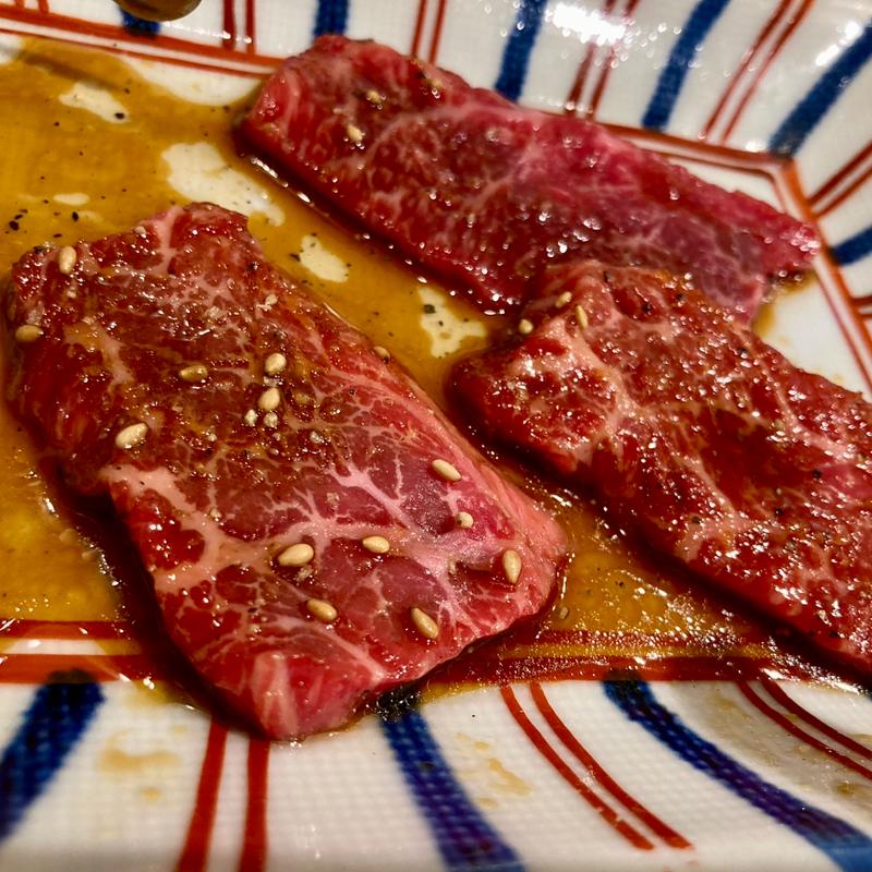 黒毛和牛ロース定食(大津苑)