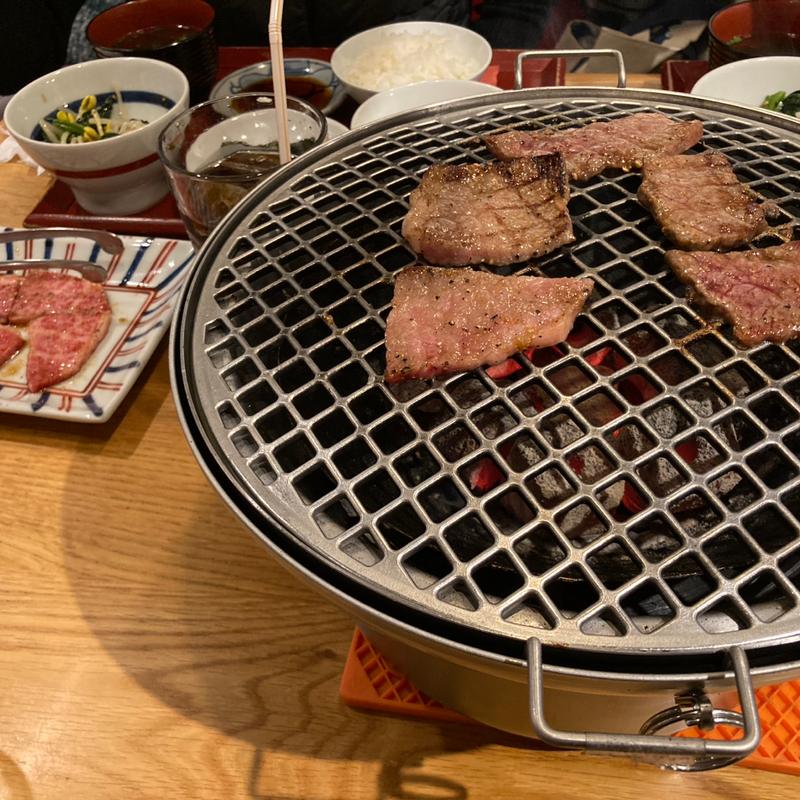 カルビ定食(大津苑)