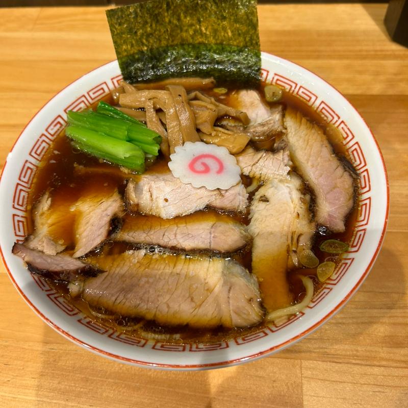 醤油チャーシュー麺(柳麺かいと)