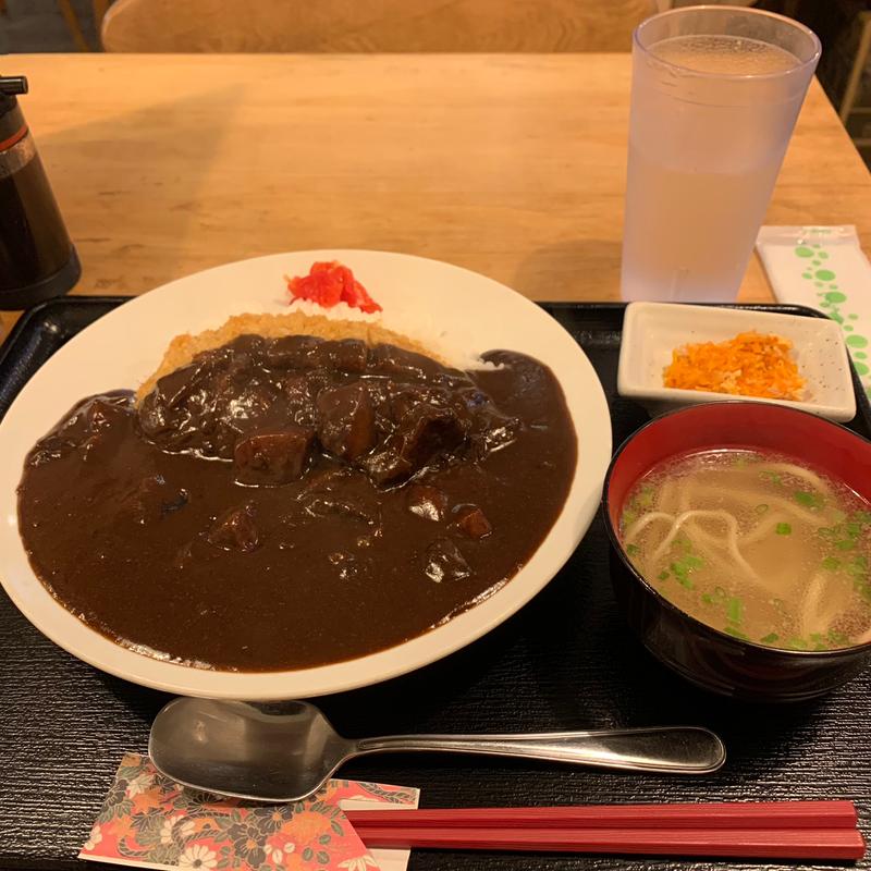 カツカレー(食堂えがお)