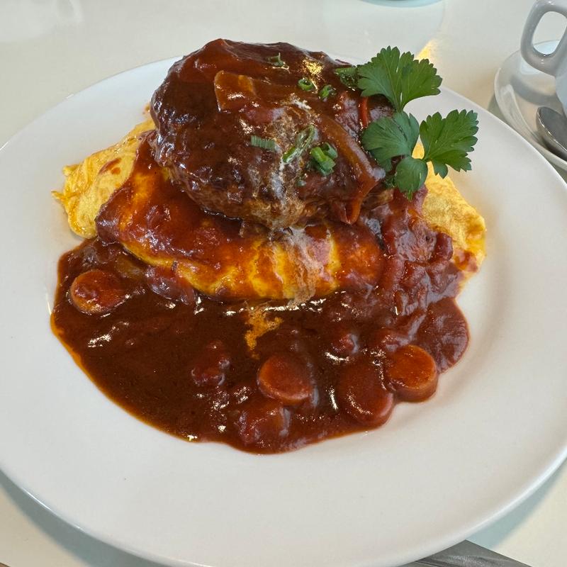 ハンバーグオムライス(Kitchen ichi-nichi （キッチン イチニチ）)