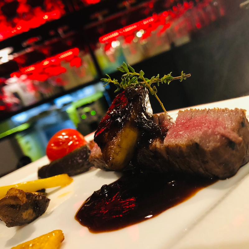 黒毛和牛日本一 中山牛のシャトーブリアンとフォアグラのロッシーニ_オリジナルスペシャルコース(フランス厨房 旬彩 中央駅店 )