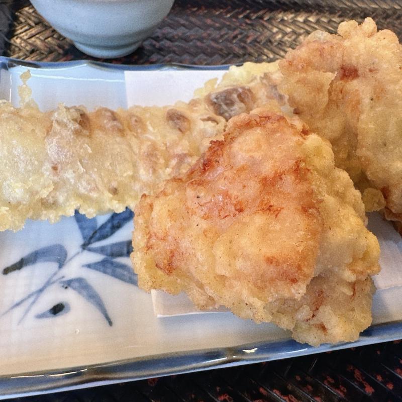 ちくわ天、かしわ天(うどん たかしま)