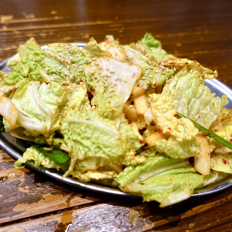 シャキシャキ和えたて生キムチ(農家ごはん つかだ食堂 )