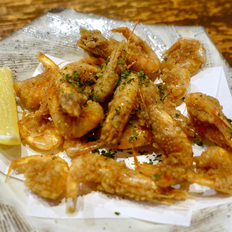 小エビの唐揚げ(農家ごはん つかだ食堂 )