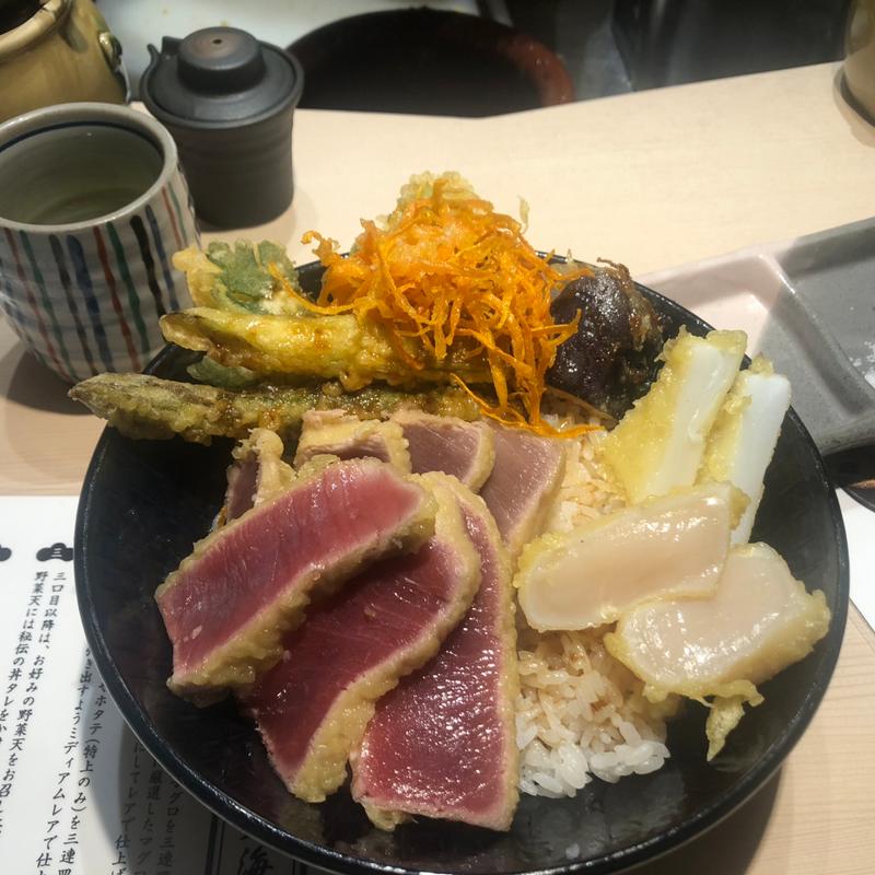 (レア天丼 銀座 三よし)