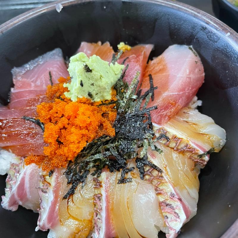 鯛まぐろ丼(道の駅むなかた )