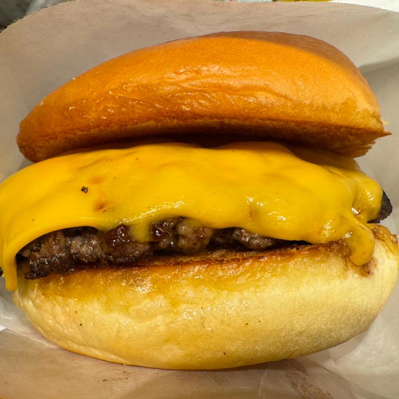 ハンバーガー　チーズトッピング(SHAKE SHACK 二子玉川)