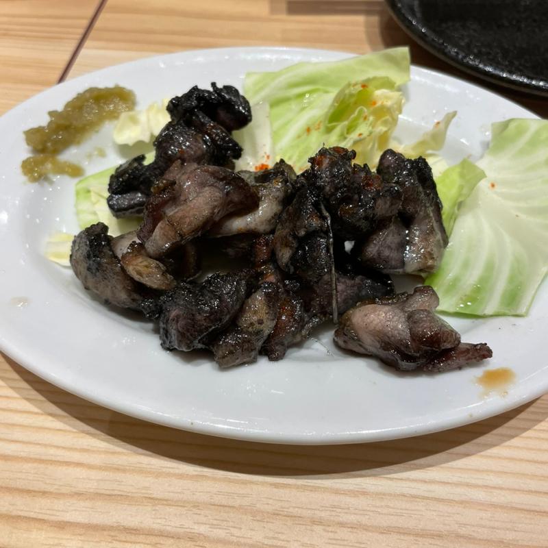 親鶏の黒焼き(酒場ブラジル 名駅4丁目店)