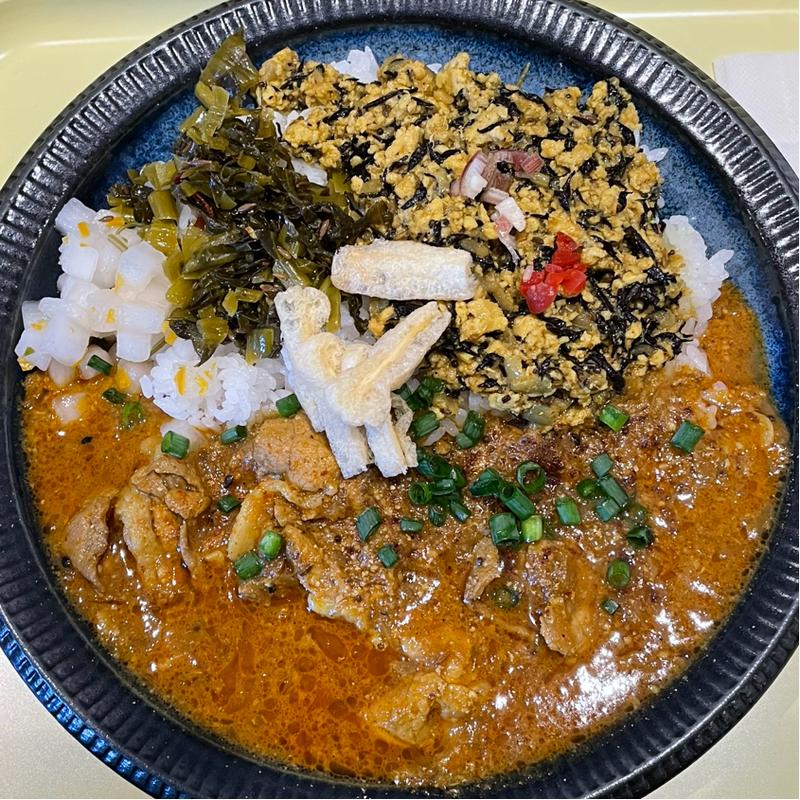 酒粕ポークカレー＆ひじきーま(NOKI COFFEE)