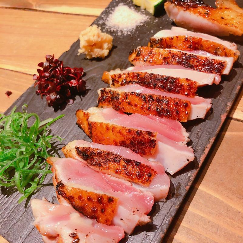 ももたたき(炭火焼き鳥 鶏尽)