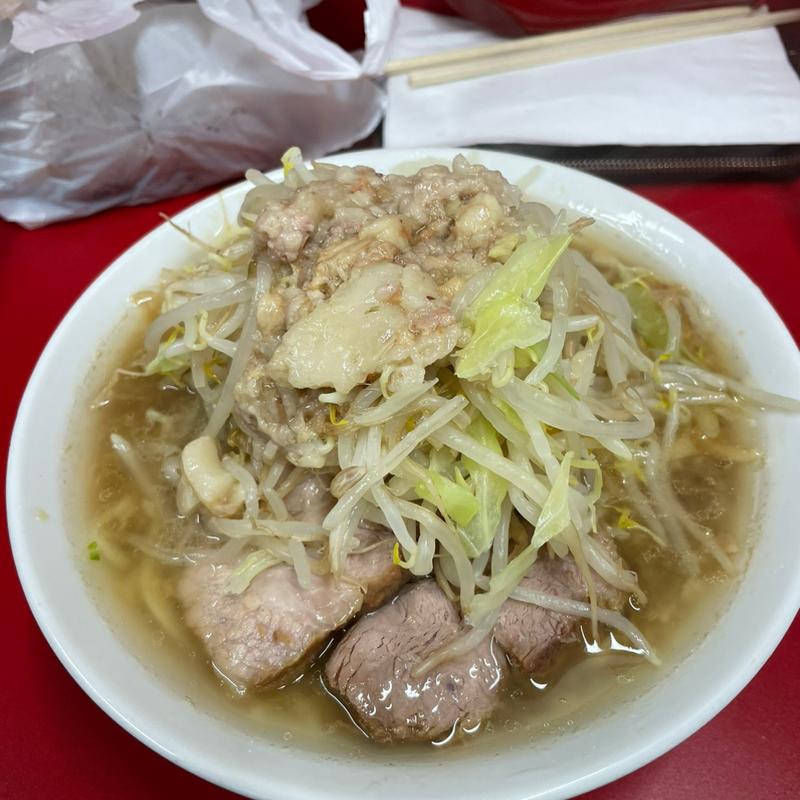 小ラーメン(ラーメン二郎 大宮公園駅前店)