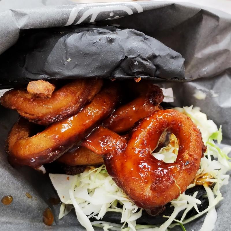 イカデビルバーガー(ドムドムハンバーガー 笹丘店)