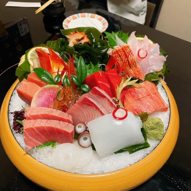 刺身盛り合わせ(田舎小屋 )