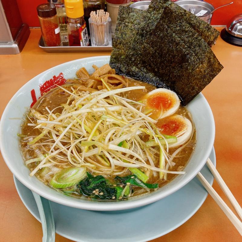 ネギ味噌ラーメン(ラーメン山岡家 鷲宮店)
