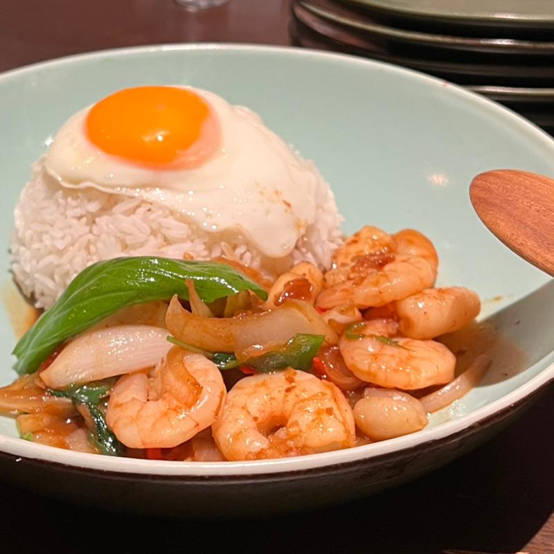 タイスパイスカレー・海老チリ(BETELNUT THAI VIETNAMESE DIMSUM)