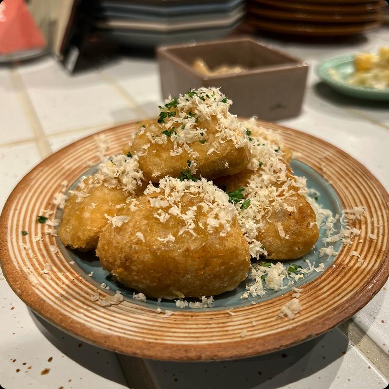 海老芋の唐揚げ(パーラーkoyaji)