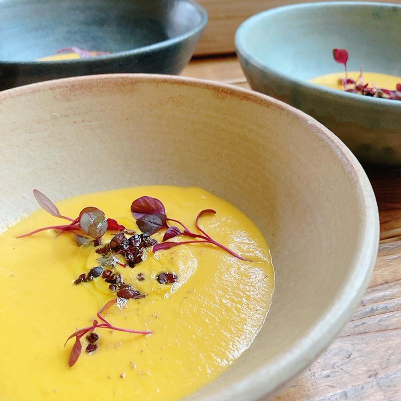 人参のポタージュ　カカオニブ(6ème)