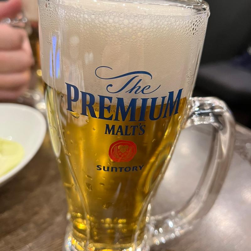 生ビール(三代目鳥メロ 新潟駅前東大通り店)