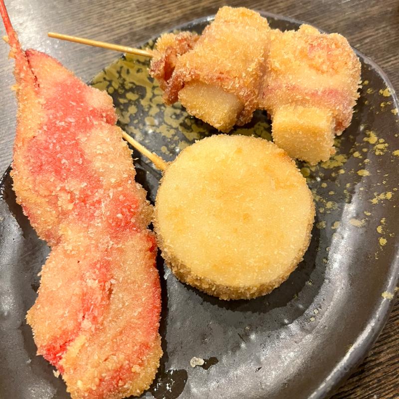 串揚げ(三代目鳥メロ 新潟駅前東大通り店)