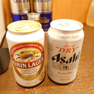 ビール350ml(自家製麺 毘舎利)