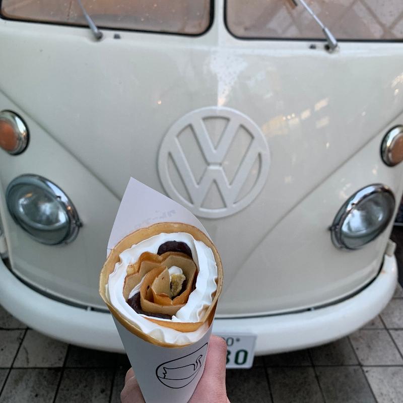 冬のクレープ(あんバター)(クレープワーゲン)