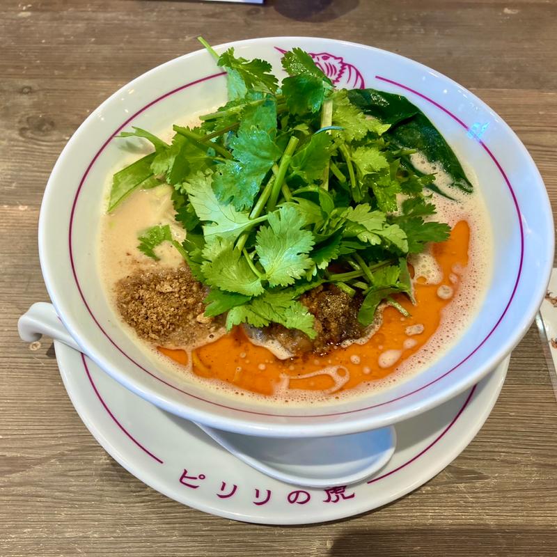 香草担々麺(ピリリの虎 曳舟店)