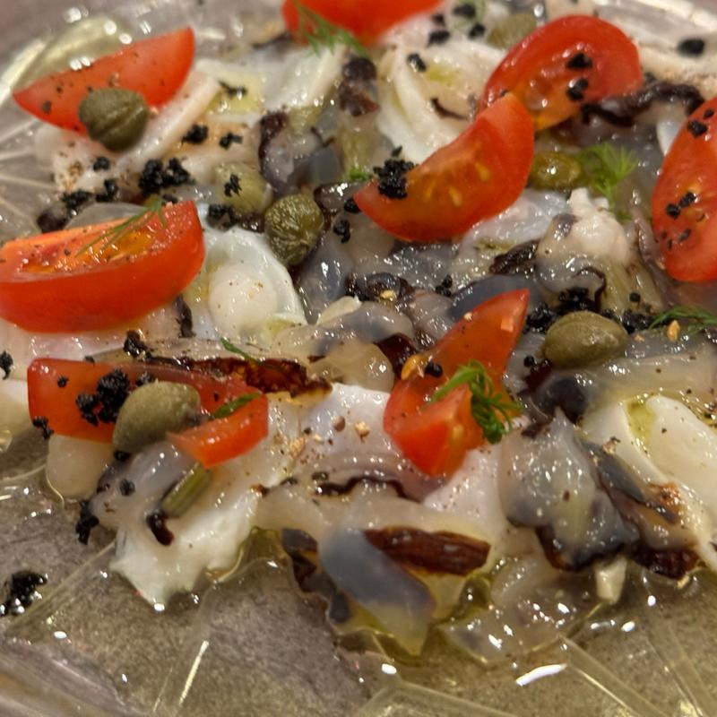 たことオリーブのカルパッチョ(鱻)