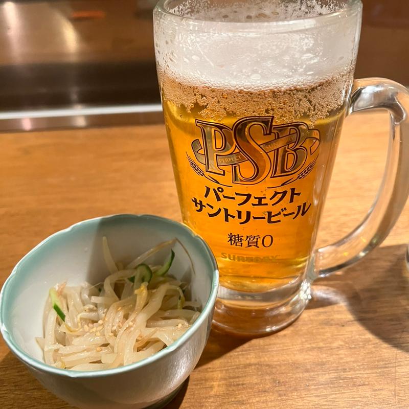 ビールとお通し(トリコ けやき通り店 )