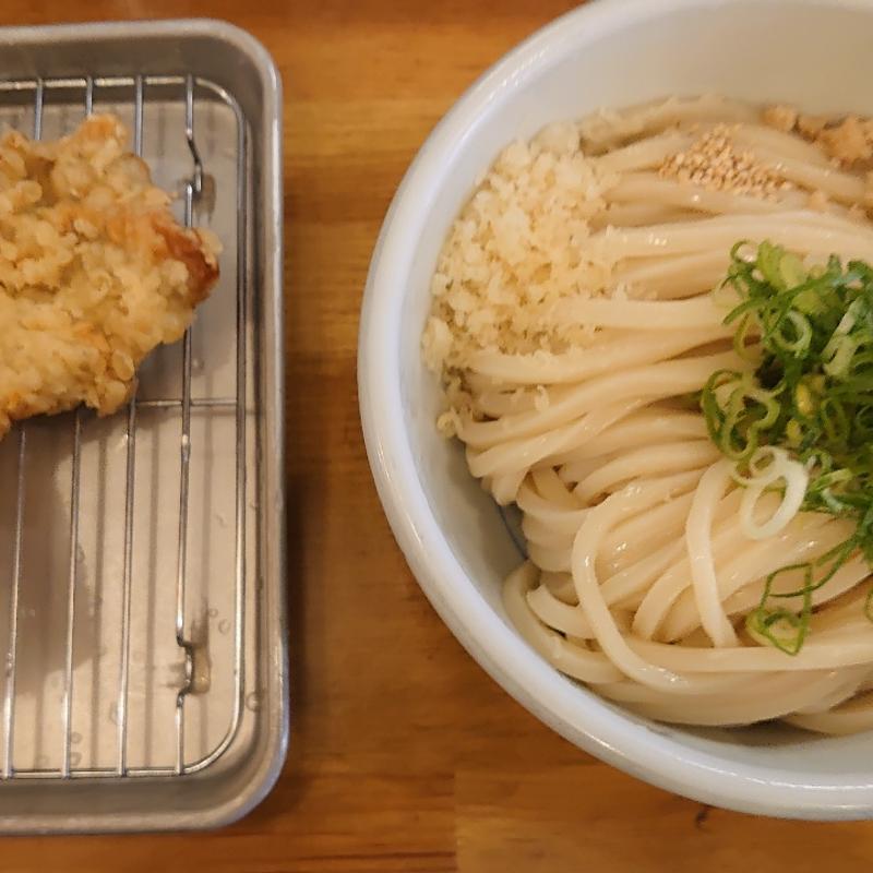 しょうゆうどん　鶏天&ちくわ天　麺増量120g(TOKYO SUNFLOWER IIDABASHI)