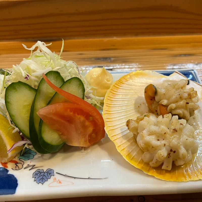 月日貝バター焼(魚将　さかなちゃん )