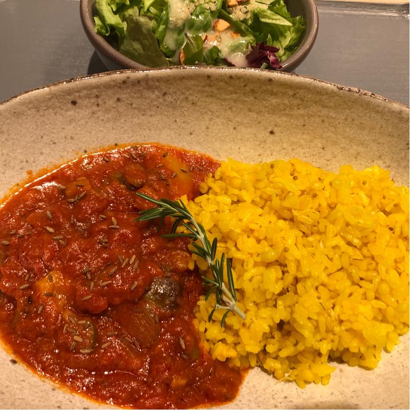 7種の野菜スパイストマト煮込みレモンライス(Iconic Stage Cafe 新丸ビル店)