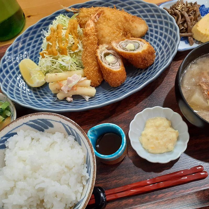 ミックスフライ(えちごやおもせ)