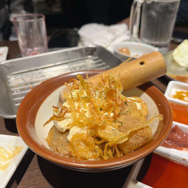 揚げポテサラ(串あげの四文屋)