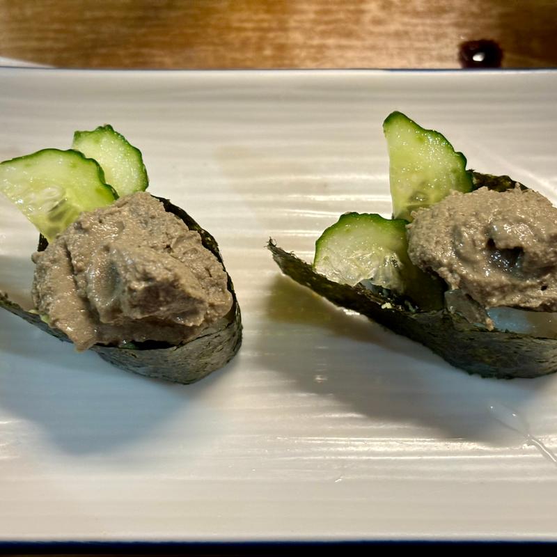 かにみそ(親子寿し （オヤコスシ）)