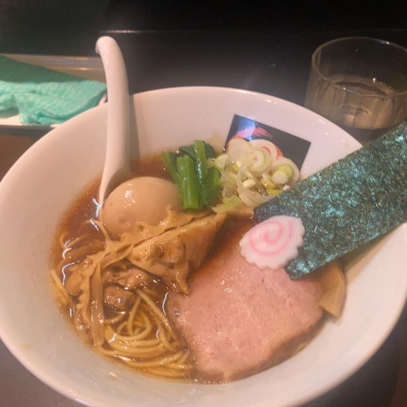 味玉にぼしそば(おおぜき中華そば店)