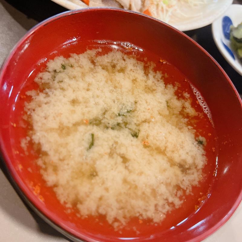 味噌汁(たぬき )