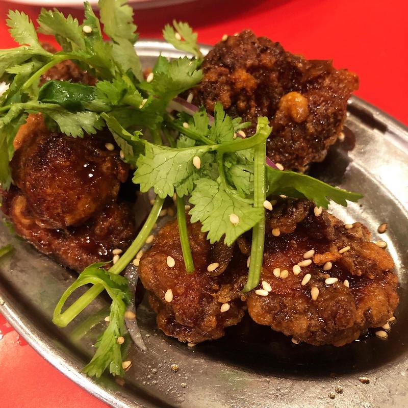 唐揚げ(餃子屋 弐ノ弐 博多駅地下街店)