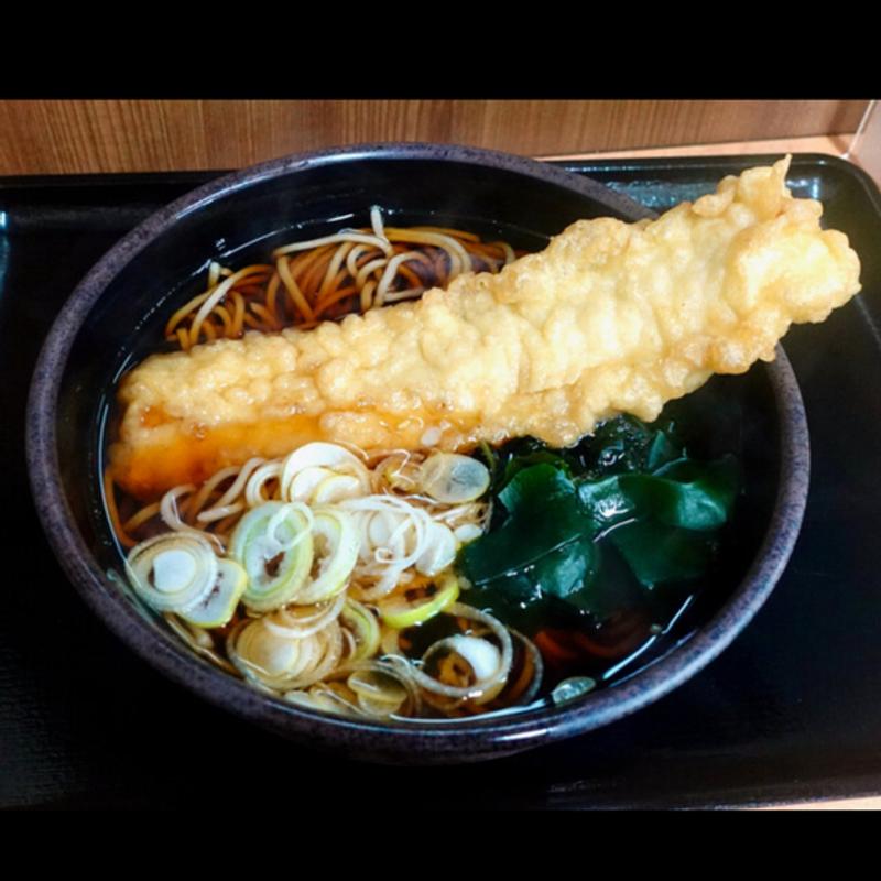 いか天そば(そば処　味の里 （そばどころ あじのみのり）)