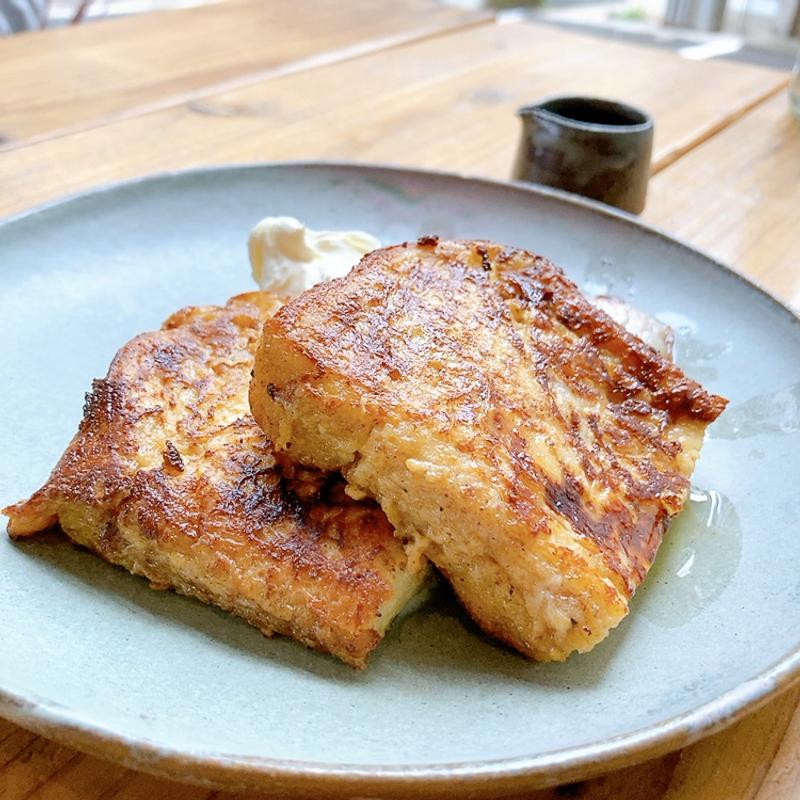 フレンチトーストベーコンとリコッタチーズ(6ème)