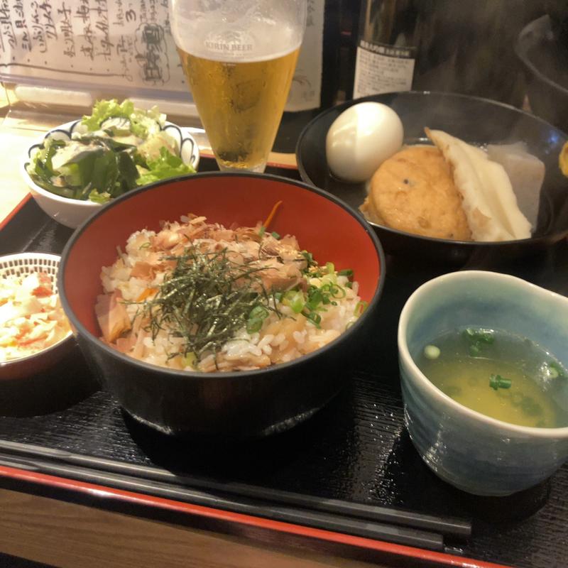 定番おでん定食(O'denbar うまみ 代官山)