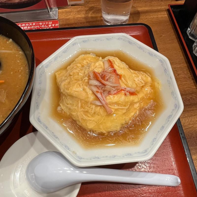 ミニ天津飯(古潭ラーメン ホワイティうめだ店)