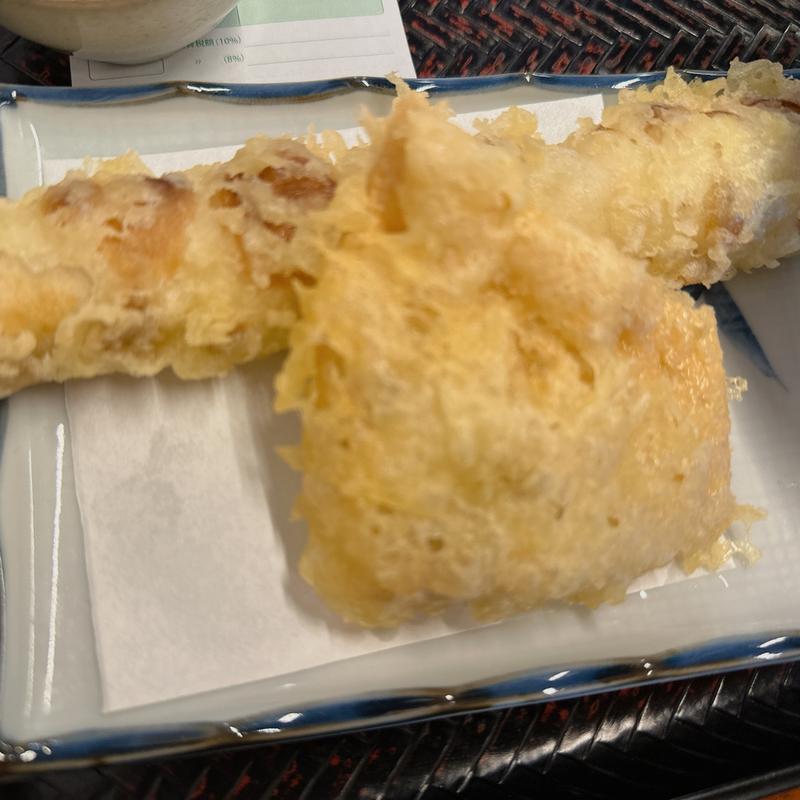 ちくわ天、納豆きつね揚げ(うどん たかしま)