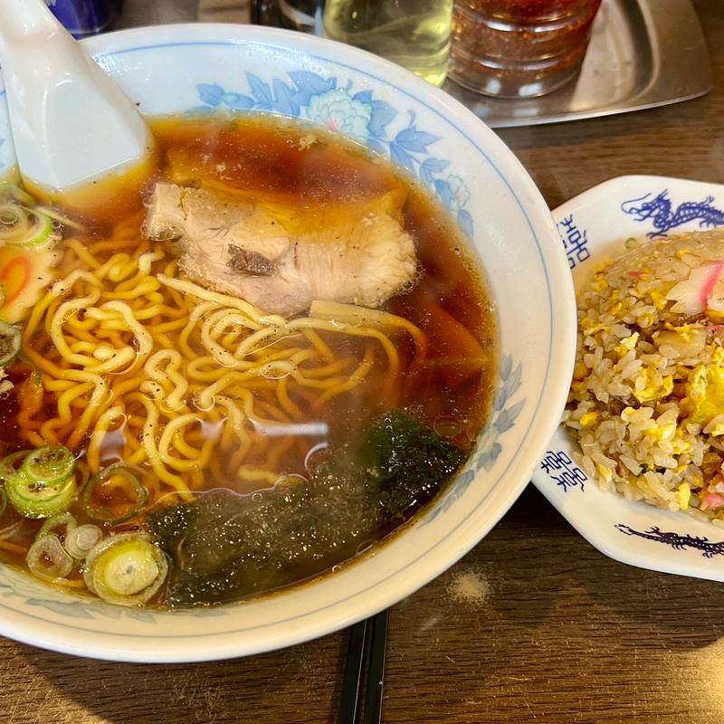炒飯セット　醤油ラーメン(昇龍)