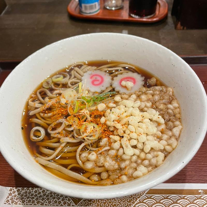 たぬきそば(十割蕎麦嵯峨谷 神田小川町店)