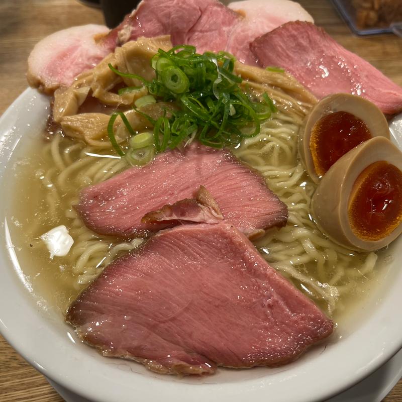 特製塩しじみらぁめん大盛(麺食堂 コハクドリ)