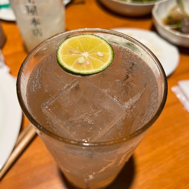 特製すだちサワー(立呑 富士屋本店)