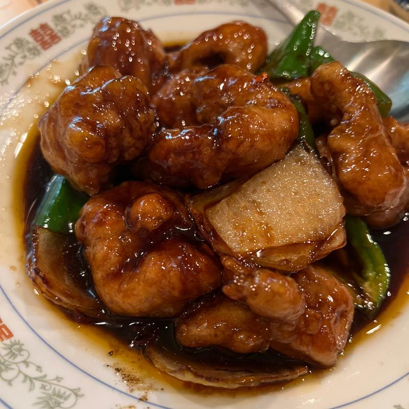 黒酢酢豚(あかんぼ 三軒酒屋)