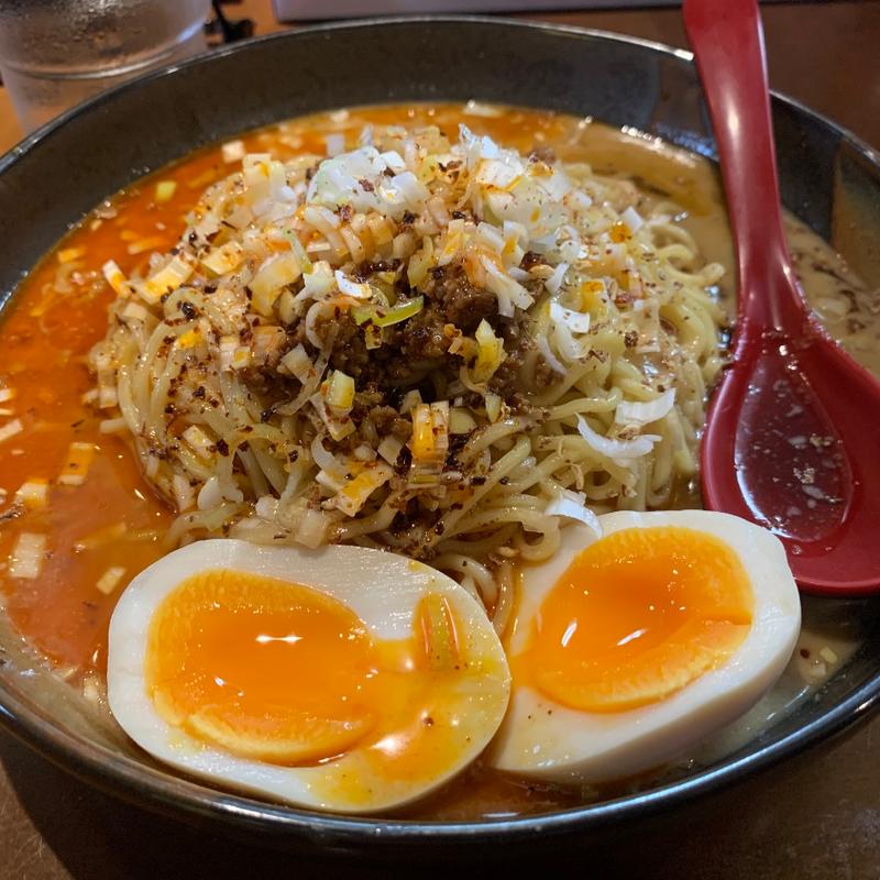 汁なし担々麺(大盛)(大辛)(らーめん 六弦 （MUGEN）)